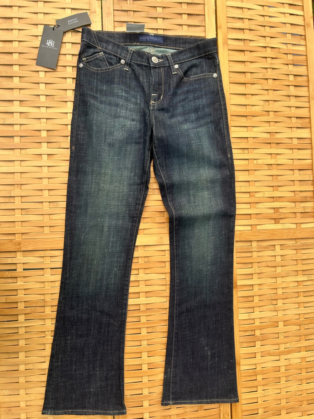 Rock & Republic- Kassandra- Dark Blue Boot Cut Jeans